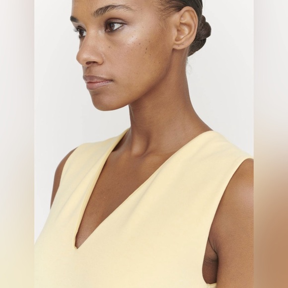 Ninety Percent Piper Yellow Organic Cotton Interlock Dress NWT - Picture 3 of 13